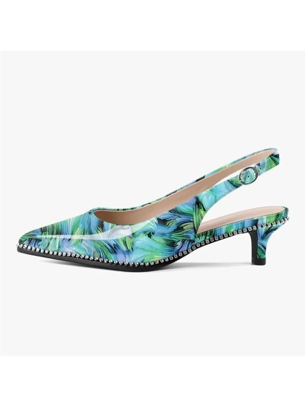 Women's Slingback Kitten Heel Size 7.5